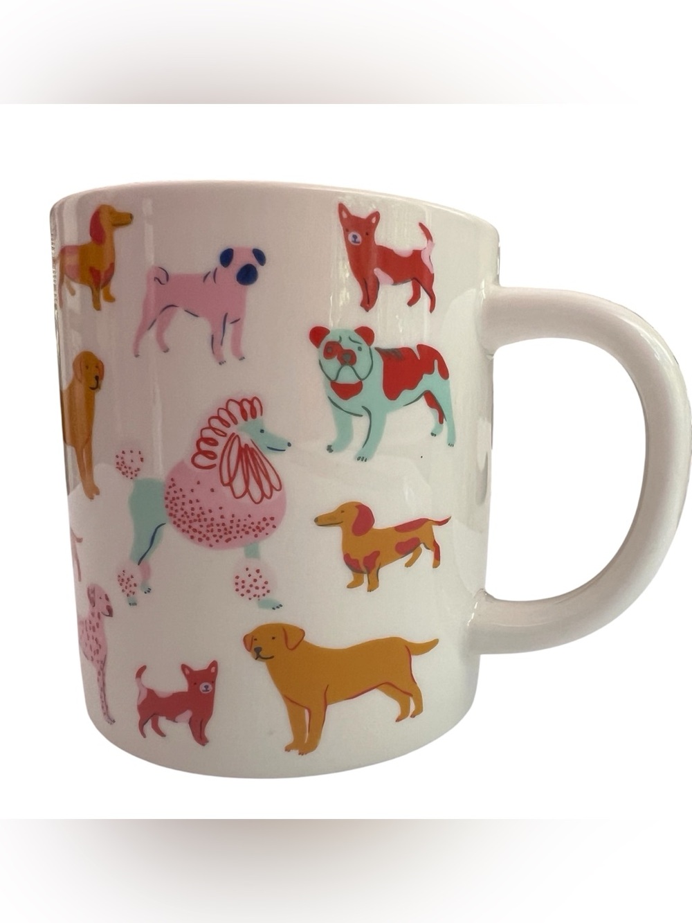 Parker Lane Stoneware Coffee Mug 16 oz Dog Person Tea Mug Cup NEW - Picture 2 of 11